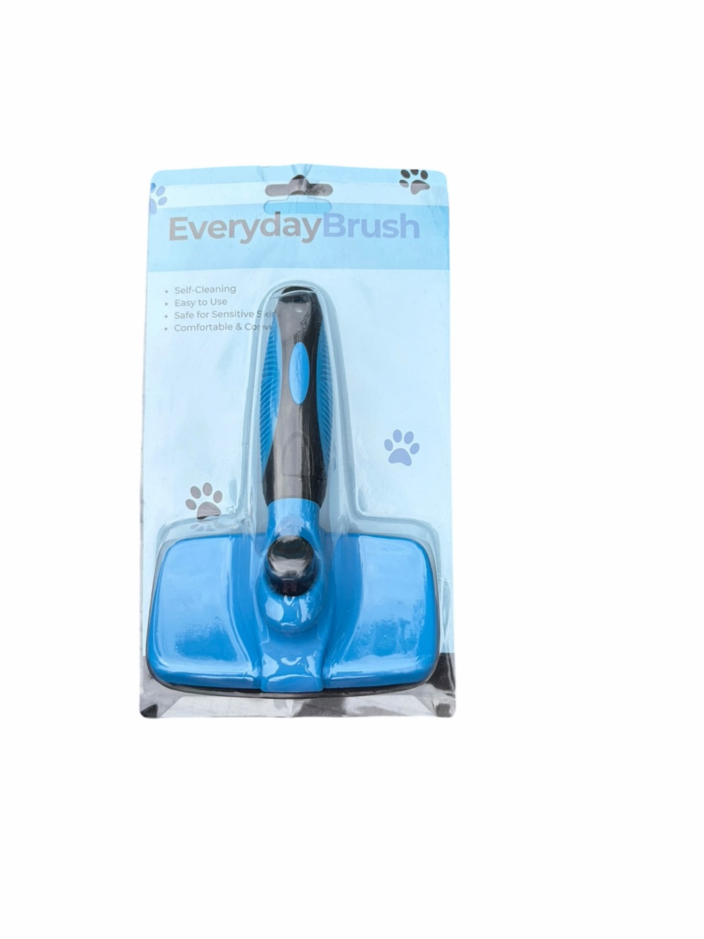 EverydayBrush Pet Grooming Brush - Blue & Black